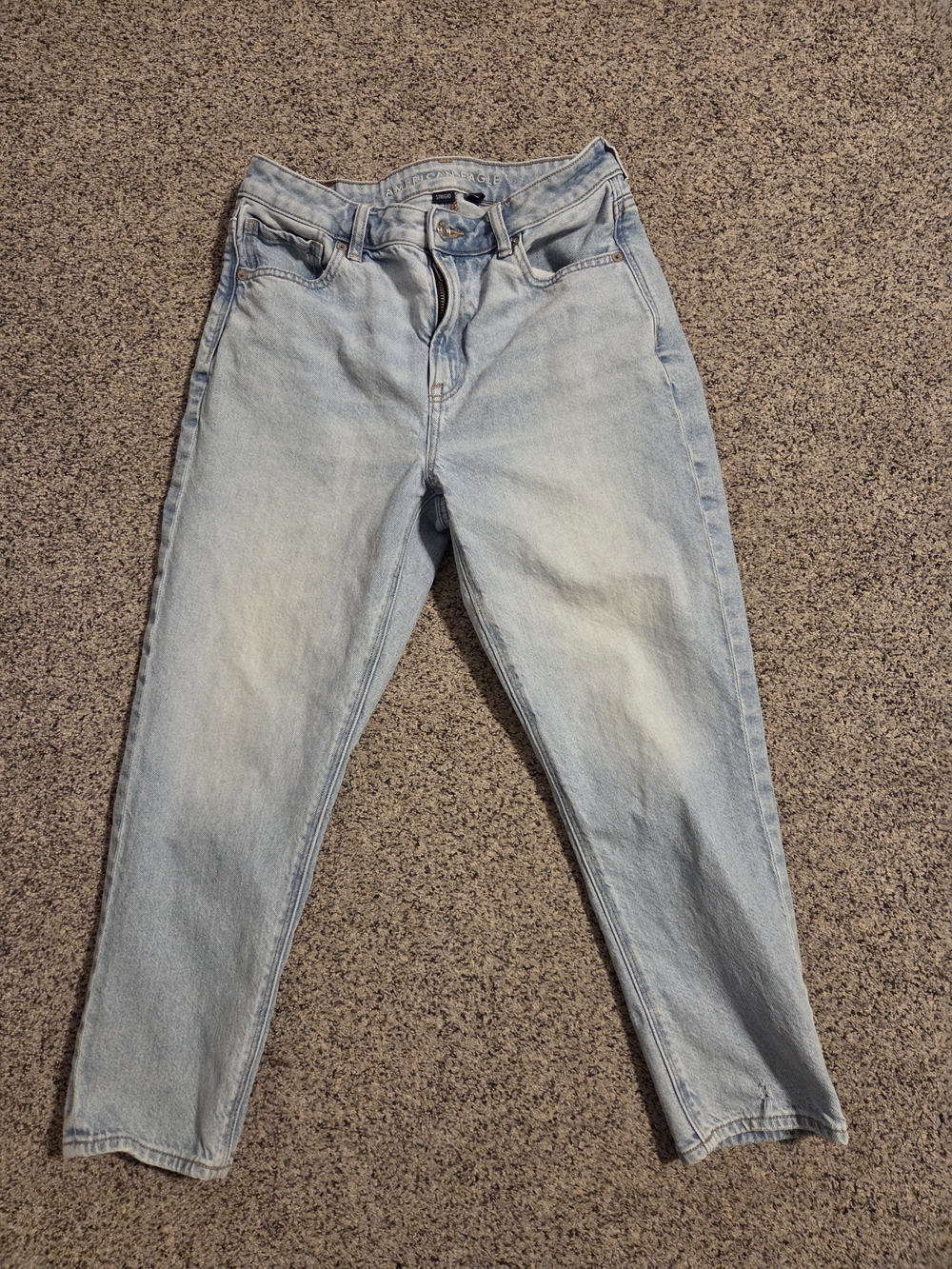 American Eagle Outfitters Light Blue Mom Jeans